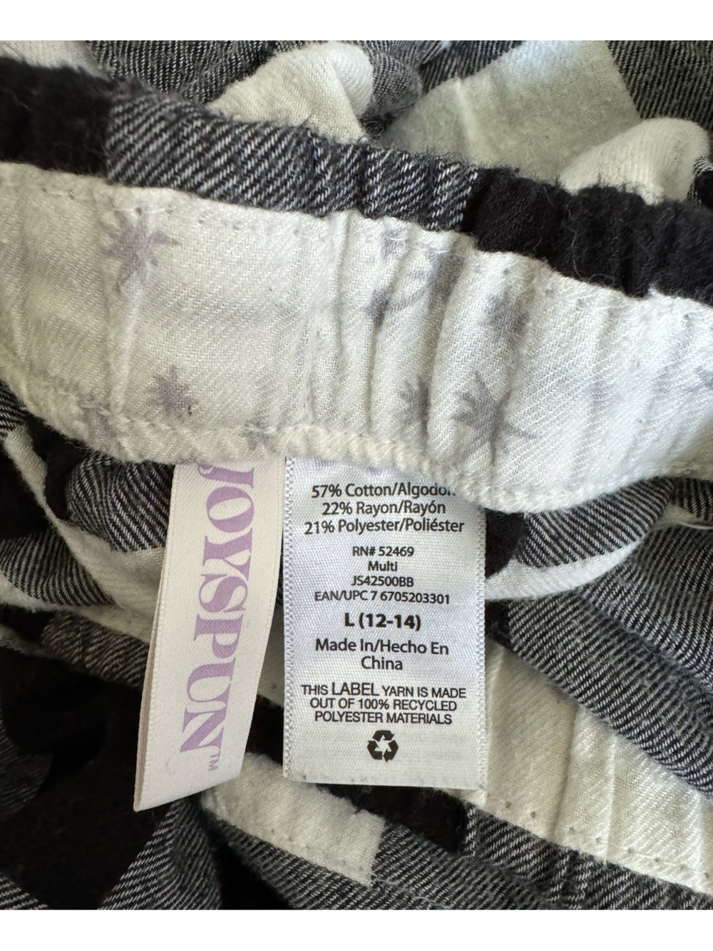 Women’s Black Buffalo Plaid & Red Plaid Flannel Pajama Pants - 2-Pack - Picture 3 of 5